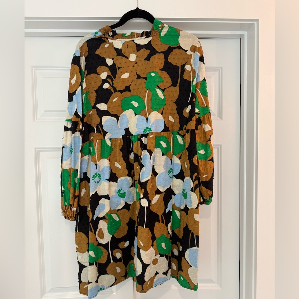 Who What Wear Floral Ruffle Dress - Picture 2 of 4